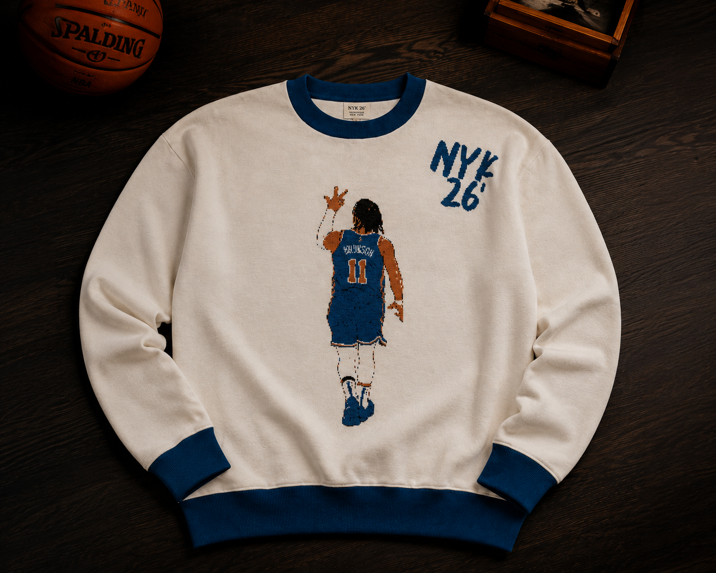 Brunson Relaxed fit knitted crew neck sweater